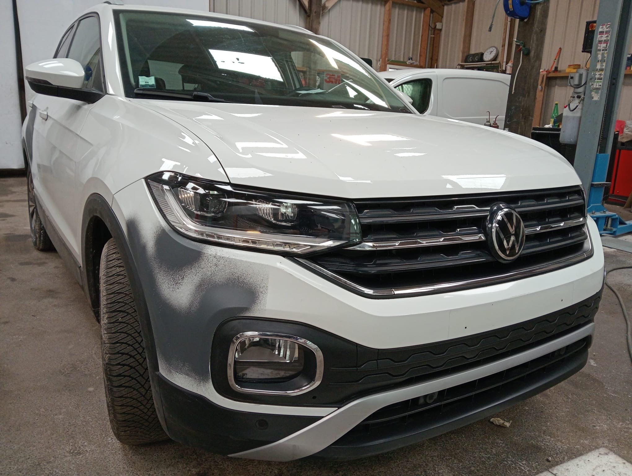 Volkswagen T-Cross avant intervention